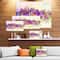 Designart - Purple New York Skyline - Cityscape Canvas Art Print